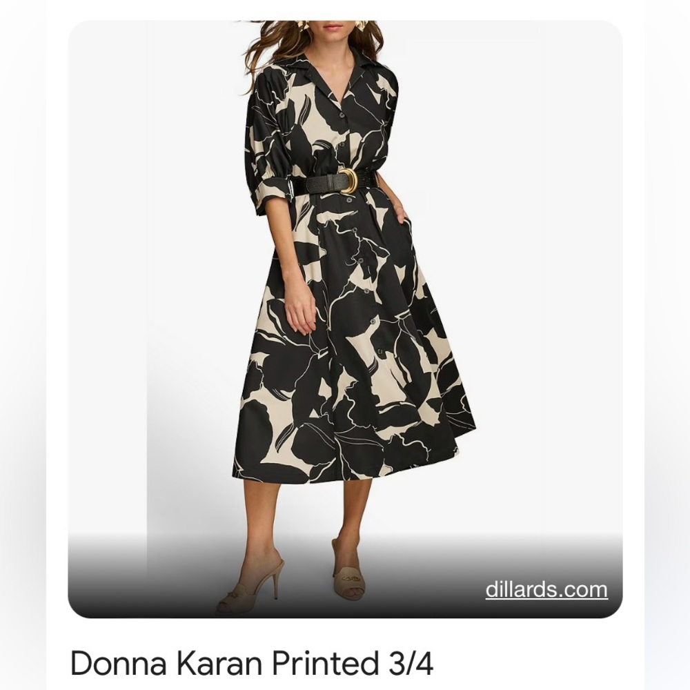 Shirtwaist style dress